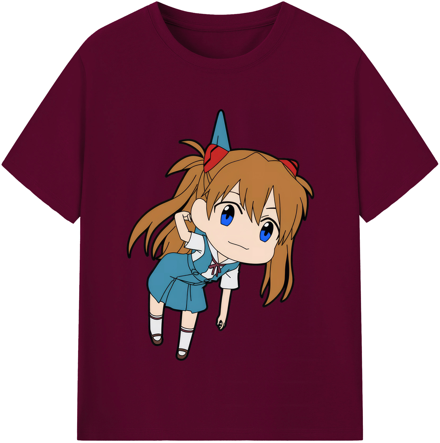 （画像用） EVA 新世紀エヴァンゲリオン レディースカジュアルプリントTシャツ（綿100％）